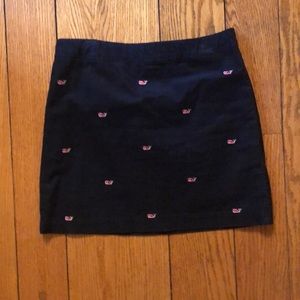 Vineyard Vines Navy Corduroy skirt